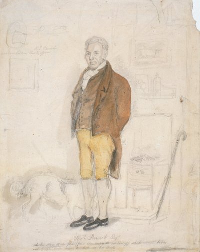 Porträt von Thomas Bewick Esq., 1816 von James Ramsay